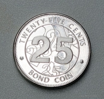 25 cent bond coin